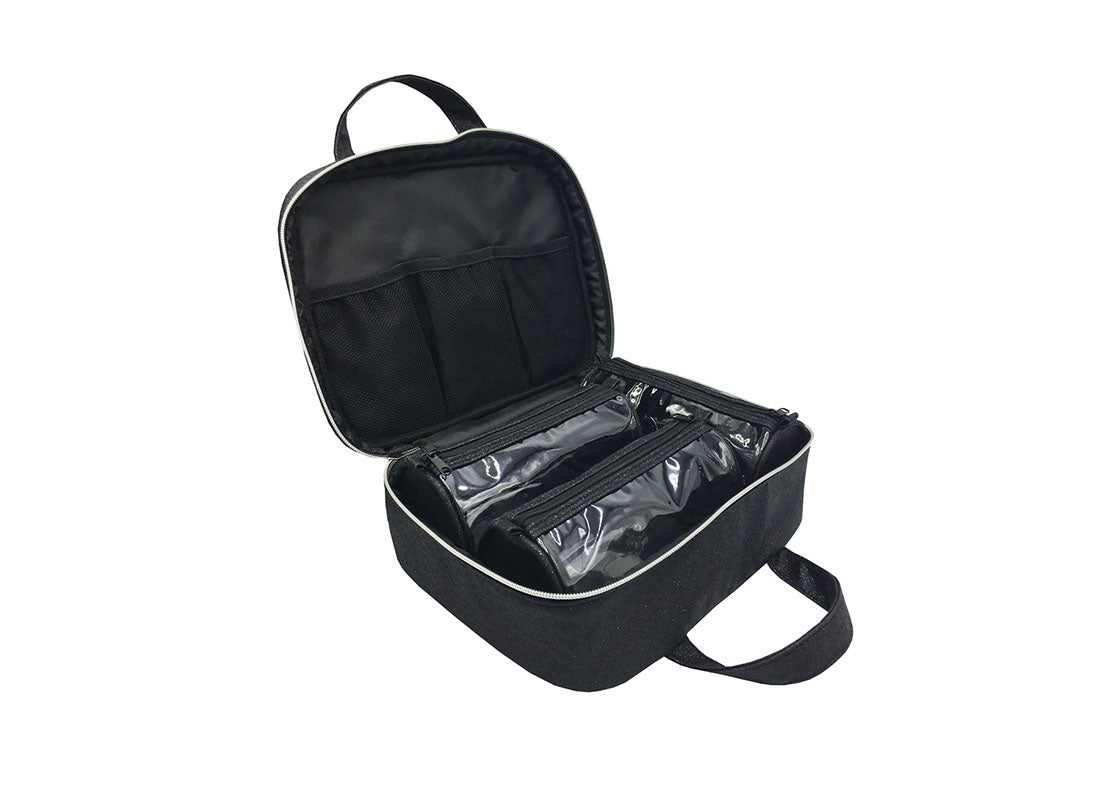 閃亮化妝袋連3小袋 Bling Bling Cosmetic Bag with 3 Small Bags