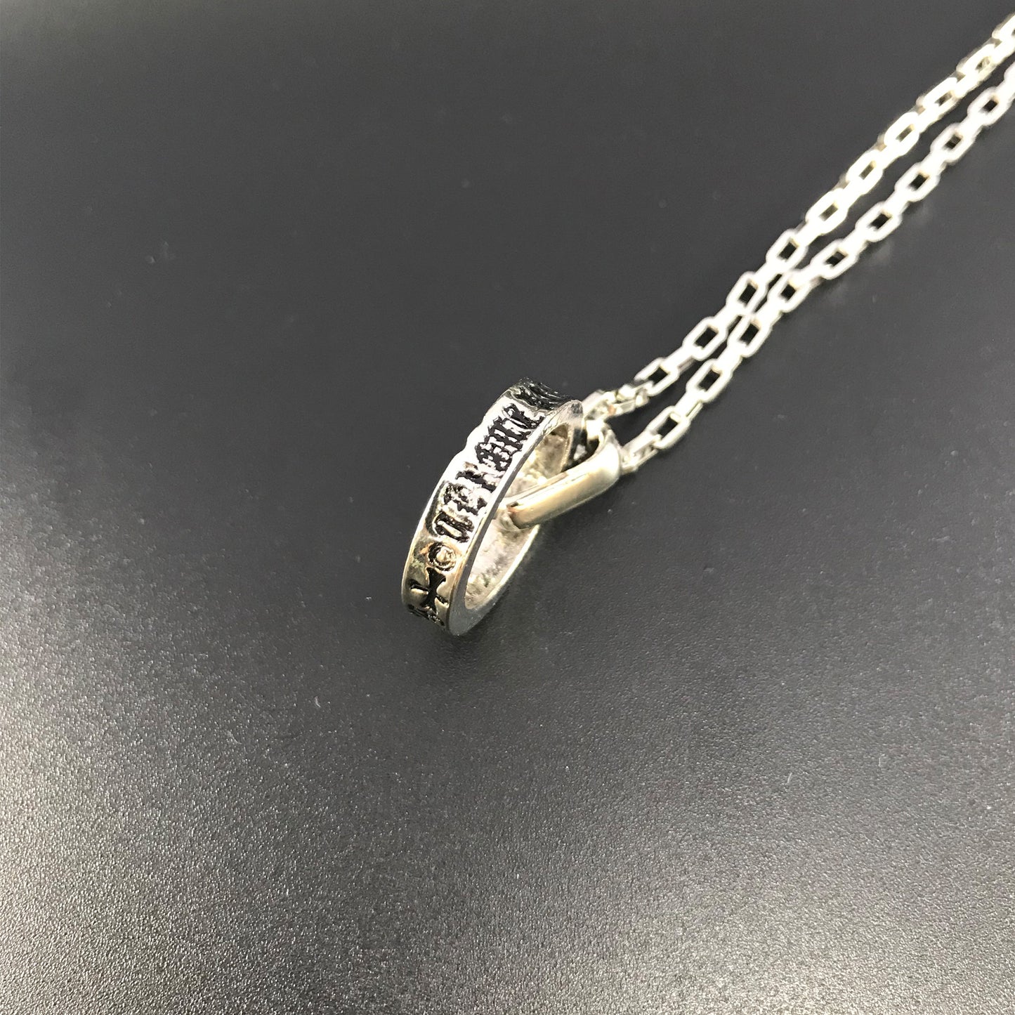 男士項鏈連戒指吊飾 Men Necklace with Ring Pendant