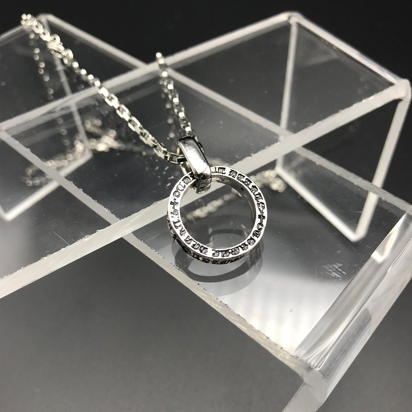 男士項鏈連戒指吊飾 Men Necklace with Ring Pendant