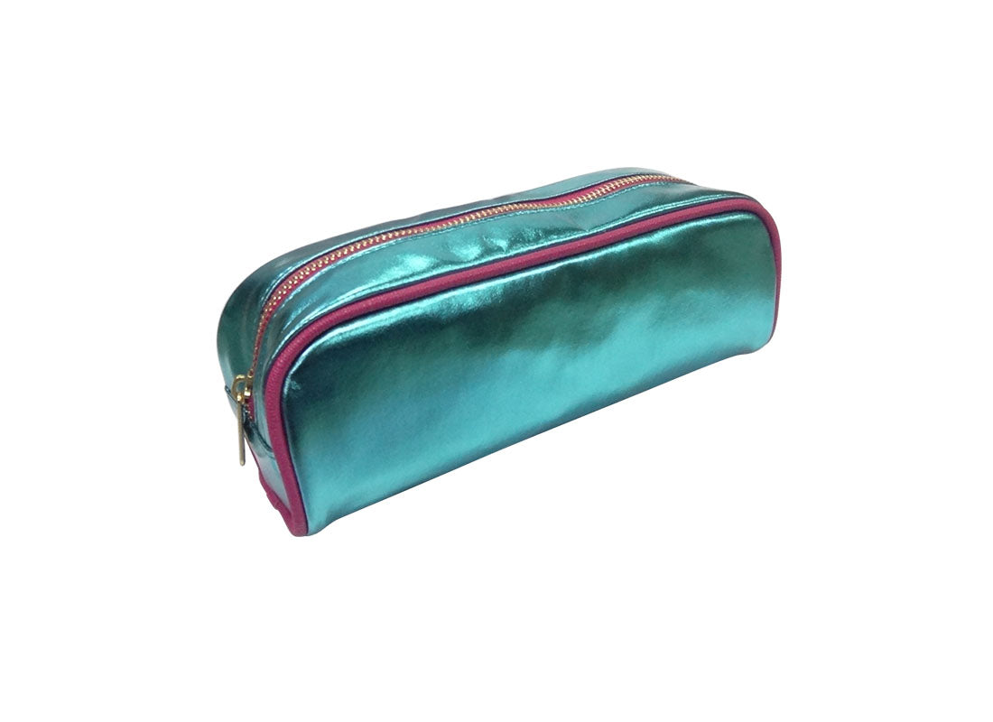 亮面筆袋型化妝袋  Shiny Pencil Case Kind Cosmetic Bag