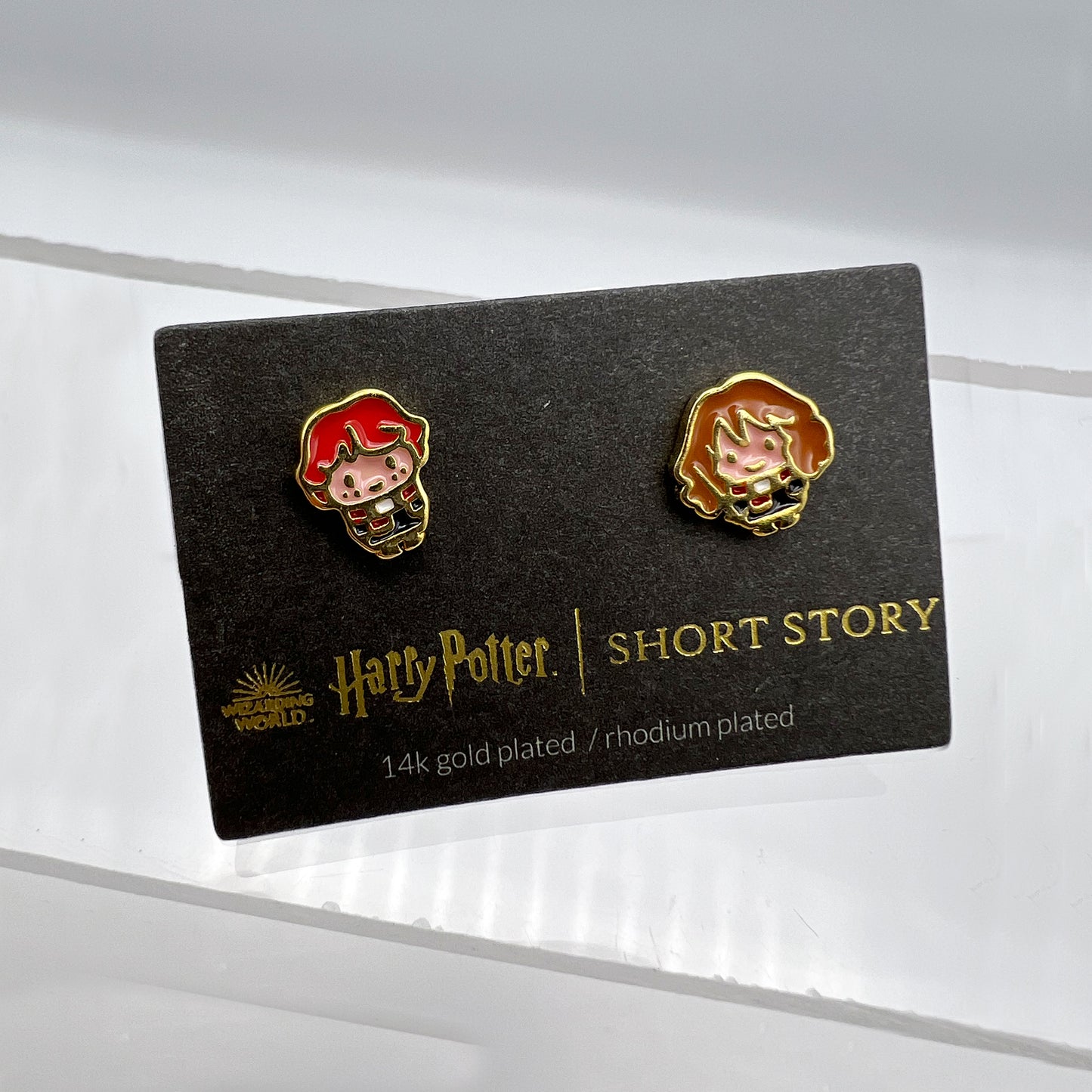 Short Story x Harry Potter 榮恩與妙麗樹脂耳環  Short Story x Harry Potter Earring Epoxy Ron & Hermione