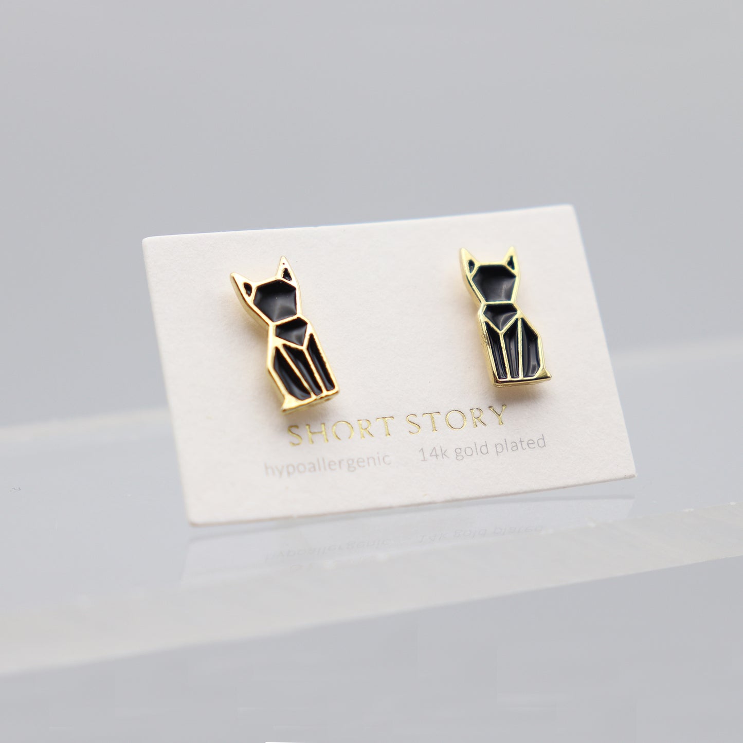 Short Story 黑貓耳環 Short Story - Earring Black Cat